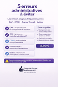 Guide : 5 erreurs administratives à éviter