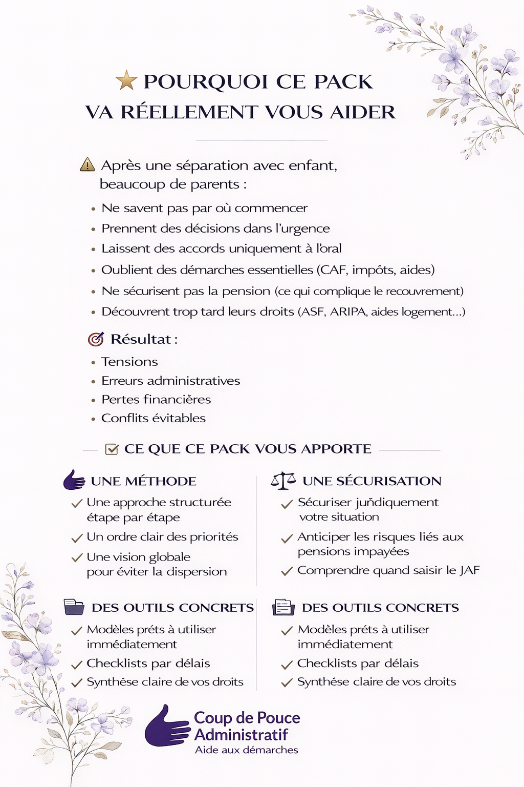 Séparation avec enfant – Le guide administratif complet pour sécuriser vos droits (40 pages)