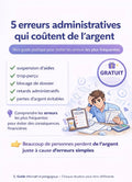 5 erreurs administratives qui coûtent de l’argent