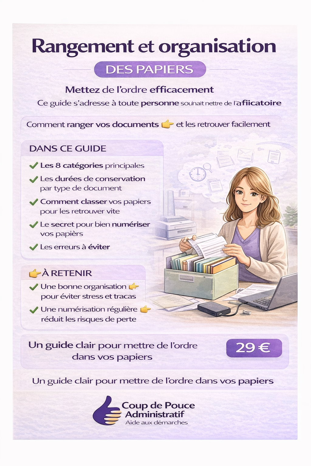 📂 Rangement et organisation des papiers administratifs