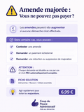Amende majorée : que faire si vous ne pouvez pas payer ?